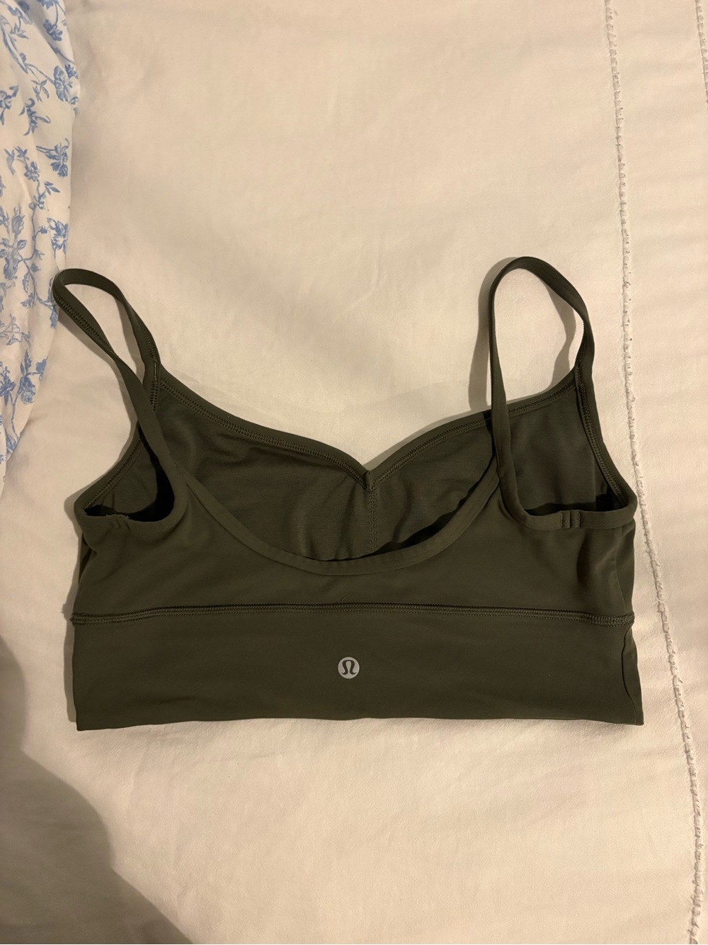 lululemon Align Sweetheart bra- Olive Green size 10